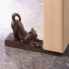 Accent Plus Cast Iron Stretching Kitty Cat Door Stopper