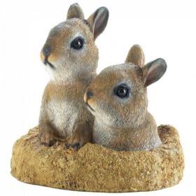 Accent Plus Baby Bunnies Garden Decor