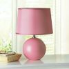 Accent Plus Ceramic Sphere Base Table Lamp - Pink