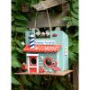 Songbird Valley Flamingo Paradise Wood Bird House