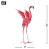 Summerfield Terrace Flying Flamingo Metal Garden Decor Head Up - 27.5 inches