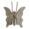 Accent Plus Butterfly Cast Iron Planter Pot Hanger Set