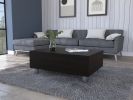 Tilton Rectangle Lift Top Coffee Table Black Wengue