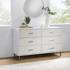 Myles Dresser; White; Champagne &amp; Gold Finish AC00960