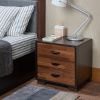 Eloy Night Table in Walnut &amp; Espresso 97340