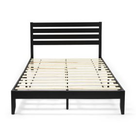 Guilford Queen Size Black Bed with Headboard by Christopher Knight Home