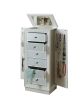 Talor Jewelry Armoire in White