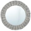 vidaXL Mirror 19.7" Wicker