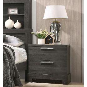 Lantha Nightstand in Gray Oak YJ