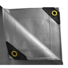 20 x 24 Heavy Duty Canopy Tarp - Silver