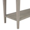 TREXM Classic Retro Style Console Table with Three Top Drawers and Open Style Bottom Shelf; Easy Assembly (Gray Wash)