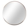 Circle Mirror 16 Inch;  Gold Round Wall Mirror Suitable for Bedroom;  Vanity;  Living Room;  Bathroom;  Entryway Wall Decor and More;  Brushed Aluminu