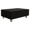 Tilton Rectangle Lift Top Coffee Table Black Wengue