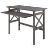 Xander Foldable Desk, Oyster Gray