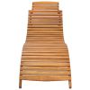 vidaXL Sun Loungers 2 pcs with Cushions Solid Acacia Wood