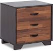 Eloy Night Table in Walnut &amp; Espresso 97340