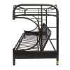 Eclipse Bunk Bed (Twin/Full/Futon) in Black