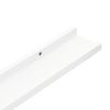 vidaXL Picture Frame Ledge Shelves 2 pcs White 23.6"x3.5"x1.2" MDF