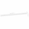 vidaXL Wall Shelves 2 pcs White 45.3"x3.5"x1.2"