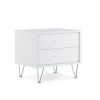 Deoss Night Table in White AL