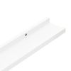 vidaXL Wall Shelves 2 pcs White 45.3"x3.5"x1.2"