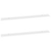 vidaXL Wall Shelves 2 pcs White 45.3"x3.5"x1.2"