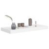 vidaXL Floating Wall Shelves 2 pcs White 23.6"x9.3"x1.5" MDF