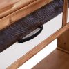 vidaXL Console Table Solid Acacia Wood 33.9"x11.8"x29.5"