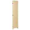 4-Panel Bamboo Room Divider, 6 Ft Tall Folding Privacy Screen, Freestanding Partition for Home and Office, Natural