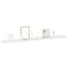 vidaXL Wall Shelves 2 pcs White 45.3"x3.5"x1.2"