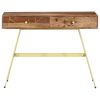 vidaXL Writing Desk with Drawers 39.4"x21.7"x29.5" Solid Sheesham Wood