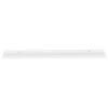 vidaXL Wall Shelves 2 pcs White 45.3"x3.5"x1.2"