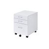 Tennos Cabinet; White &amp; Chrome Finish 93194