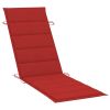 vidaXL Sun Loungers 2 pcs with Cushions Solid Acacia Wood