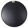 SDKOA Large Round Mirror 36 Inch with Black Aluminum Frame for Wall Decor;  Bathroom Big Circle Mirror Modern Style Wall Hanging for Bedroom;  Living