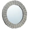 vidaXL Mirror 19.7" Wicker