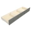 Wood Daybed with Three Drawers ; Twin Size Daybed; No Box Spring Needed ; Gray