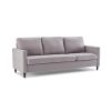 Orisfur. Reversible Sectional Sofa with Handy Side Pocket; Living Room L-Shape 3-Seater Couch with Modern Linen Fabric for Small Space