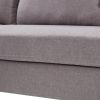 Orisfur. Reversible Sectional Sofa with Handy Side Pocket; Living Room L-Shape 3-Seater Couch with Modern Linen Fabric for Small Space