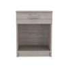 Merimac 1-Drawer 1-Shelf Nightstand White