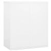 vidaXL Filing Cabinet White 35.4"x18.1"x40.6" Steel