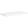 vidaXL Floating Wall Shelves 2 pcs White 23.6"x9.3"x1.5" MDF