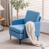 FCH Lounge Chair, Comfy Single Sofa Accent Chair for Bedroom Living Room Guestroom, Blue