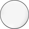 SDKOA Large Round Mirror 36 Inch with Black Aluminum Frame for Wall Decor;  Bathroom Big Circle Mirror Modern Style Wall Hanging for Bedroom;  Living