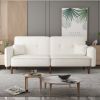 Futon Sofa bed For Living Room with Solid Wood Leg