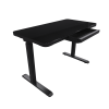 Glass Electric Standing Desk with Drawer - 45 x 23 Inch Tempered Glass Dual Motor Height Adjustable Sit Stand Desk Computer Workstation with USB/Wirel