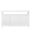 51.2''Multifunctional Large storage capacity Cabinet Morden Console Table With Multiple Small Storage Spaces for Living Room With with 2 Doors and 6 S