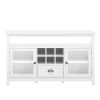 51.2''Multifunctional Large storage capacity Cabinet Morden Console Table With Multiple Small Storage Spaces for Living Room With with 2 Doors and 6 S