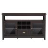 51.2''Multifunctional Large storage capacity Cabinet Morden Console Table With Multiple Small Storage Spaces for Living Room With with 2 Doors and 6 S