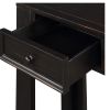 Console Table for Entryway Hallway Sofa Table with Storage Drawers and Bottom Shelf